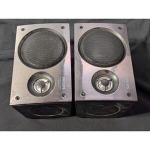 Philips CS 3950D Rear Satellite Speakers Pair Left Right 4 Ohm Advanced...